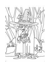 Witch Ausmalbilder Hexe sketch template