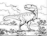 Rex Coloring Getdrawings Tyrannosaurus Pages sketch template