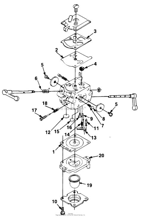 homelite ap pump ut   parts diagram  walbro carburetor