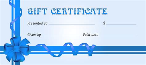 business gift certificates    professional certificate templates