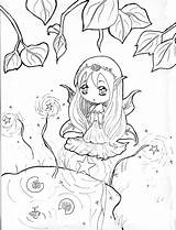 Coloring Chibi Pages Anime Manga Princess Drawing Printable Enchanted Forest Cute Kids Food Kawaii Chinese Girl Girls Boy Book Blizzard sketch template