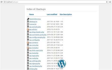 localhost showing indexof   displaying  website logixtree