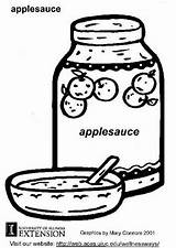 Applesauce Coloring Pages Sheets Edupics Color Choose Board Large sketch template