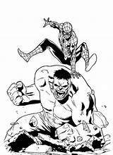 Spiderman Hulk Kleurplaten Majuu Bordes sketch template