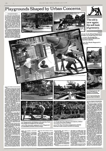 playgrounds shaped by today s urban concerns the new york times