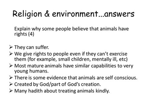 animal rights exam questions teaching resources