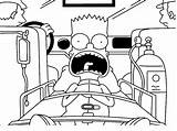 Coloring Simpson Pages Bart Simpsons Rapper Cool Ambulance Printable Print Sheets Color Popular Getcolorings Kids Toplowridersites sketch template