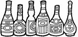 Botellas Garrafas sketch template
