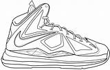 Lebron James Coloring Shoes Pages Drawing Nike Draw Printable Drawings Color Getdrawings Getcolorings Print Paintingvalley sketch template