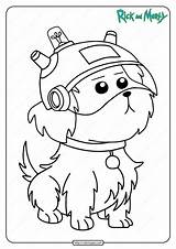 Snowball Pages Morty Snuffles sketch template