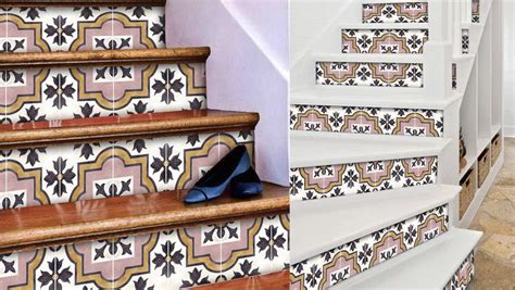 10 peel and stick stair riser decals to spruce up your staircase stat