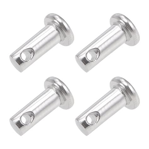 single hole clevis pins mm  mm flat head  stainless steel link hinge pin  pcs