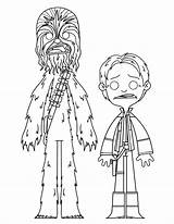 Coloring May Wars Star Han Chewy Fourth Fashionably Nerdy Sheets Family Dish sketch template