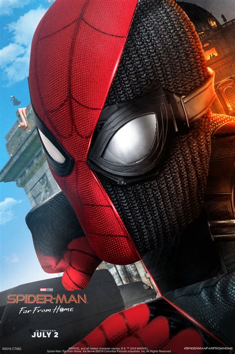 Spider Man Far From Home Poster Creatively Shows Off The