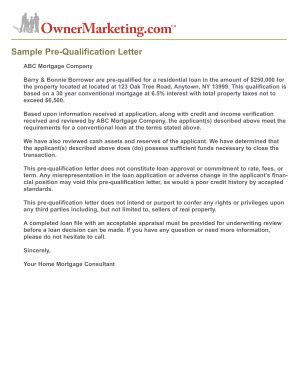 pre qualification letter  fill  sign printable template
