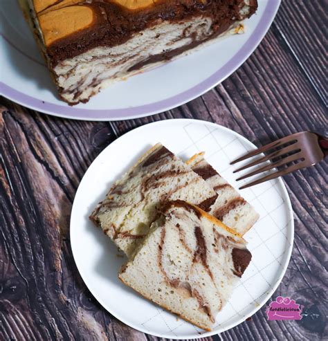 ah mah homemade cake  castella inspired marblelous swirl cake oo foodielicious