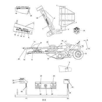 haybine mower conditioner   sheet metal  holland agriculture