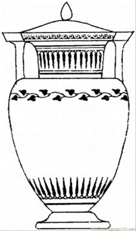 coloring pages greek ancient vase  decorations