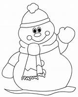 Snowman Coloring Pages Simple Christmas Printable Cute Color Kids Sheets Snowmen Print Clipart Book Getcolorings Choose Board sketch template
