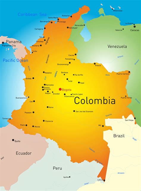 staedtekarte von kolumbien orangesmilecom