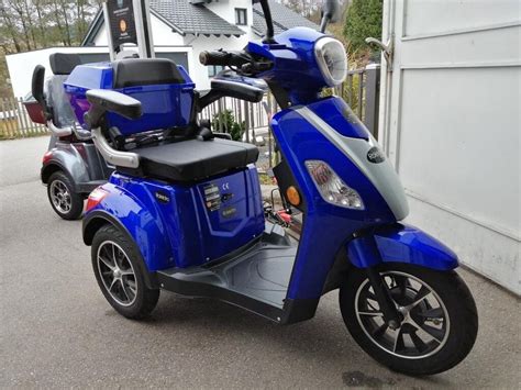 elektromobil seniorenmobil rolektro scooter blau gebraucht geprueft