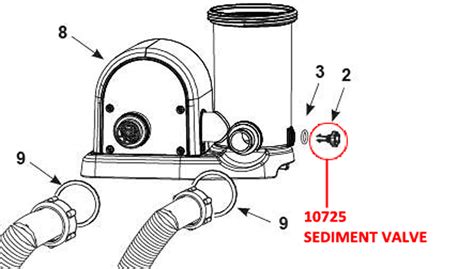 intex sediment valve part    ground  easy set pool filter pump ebay