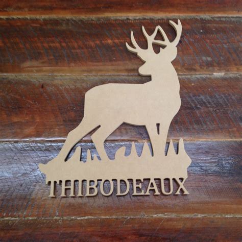 personalized deer sign