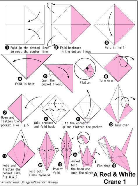 origami crane printable instructions nealejoshita