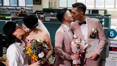 after a long fight taiwan s same sex couples celebrate new marriages the new york times