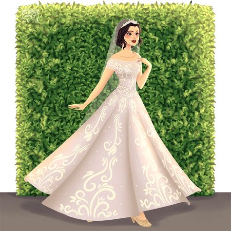 Snow White As A Bride Best Disney Princess Fan Art Popsugar Love