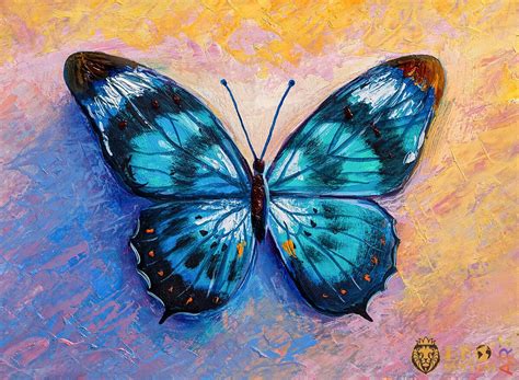romantic paintings  butterflies leosystemart