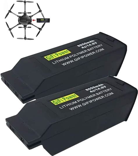 amazoncom  pack replacement battery  yuneec typhoon  drone mah   lipo battery