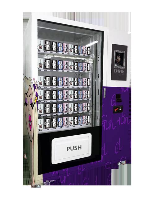 eyelashes cosmetics vending machine    touch screen micron