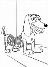Slinky Toystory Trickfilmfiguren Smiles Malvorlage Cartoni Kategorien sketch template