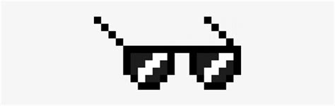 Pixel Glasses Thug Life Glasses No Background 360x360 Png Download