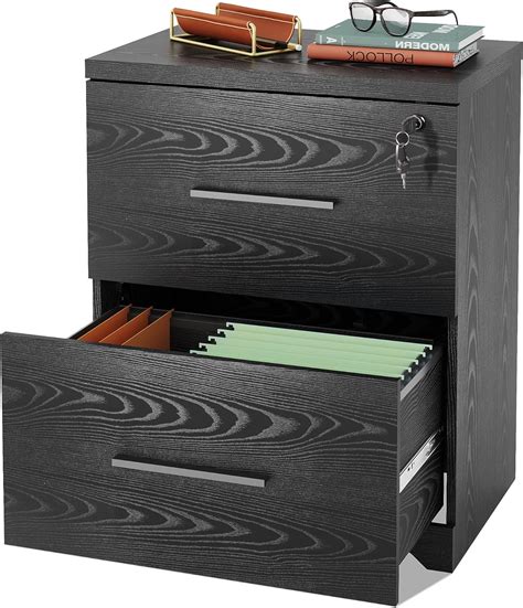 buy devaise  drawer wood lateral file cabinet  lock  office
