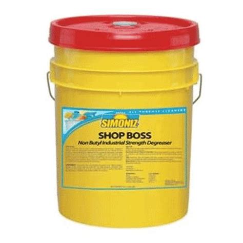 simoniz shop boss degreaser  gallons pressure washing chemicals