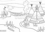 Prairie Halt Indians sketch template