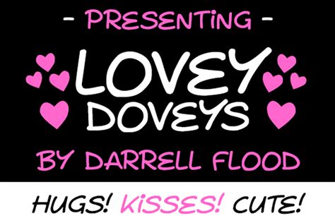 Lovey Doveys Font Hawtpixel Darrell Flood Fontspace