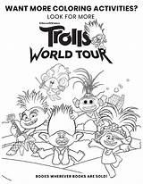 Trolls Coloring Tour Pages Dreamworks Kids Poppy Troll Printable Color Book Print Youloveit Activities Fun Votes Branch Choose Board sketch template
