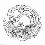 Coloring Pages Adults Firebird Bird Birds Print Printable Adult Look Other sketch template