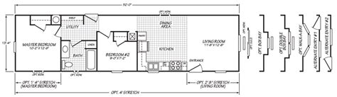 single wide mobile home floor plans floorplansclick