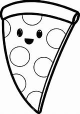 Pizza Coloring Pages Print Printable Getcolorings Color sketch template
