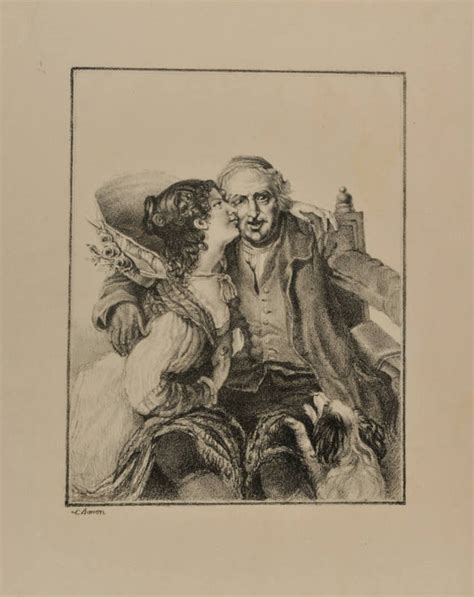 Young Girl Kissing Old Man Works Search The Collection Baltimore