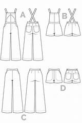 Drawing Dungarees Overalls Pattern Paintingvalley Shorts Drawings sketch template