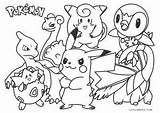 Pokemon Coloring Pages Kids Printable Pokémon sketch template