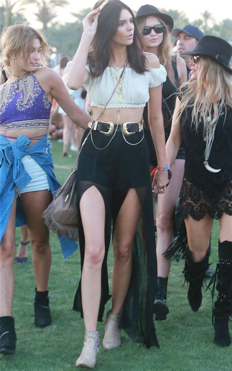 Kendall Jenner Shows Her Nips And Butt At Coachella