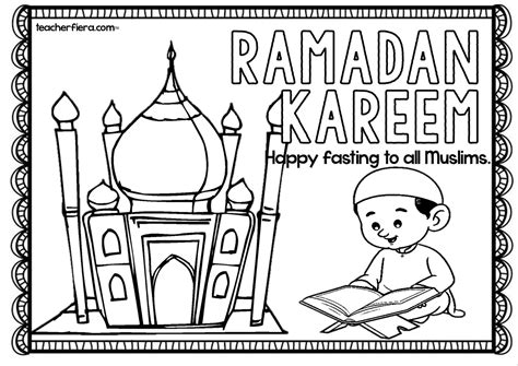 teacherfieracom ramadan colouring sheets