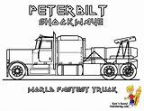Coloring Truck Pages Peterbilt Trucks Jet Print Boys Cars Printable Sheets Kids Freightliner Shockwave Color Yescoloring Big Wheelers Cold Stone sketch template