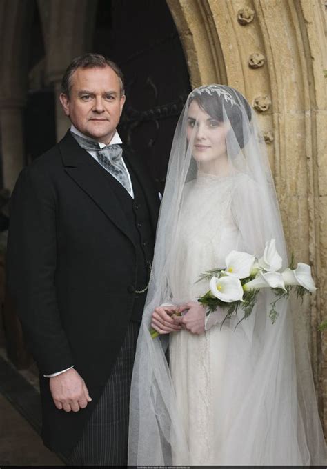 A Girl And Her Father On Her Wedding Day Lady Mary And Lord Grantham